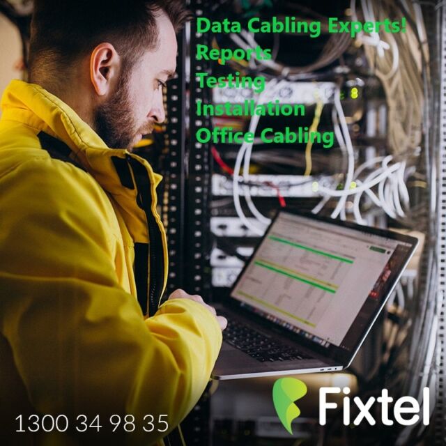 Fixtel data cable installation